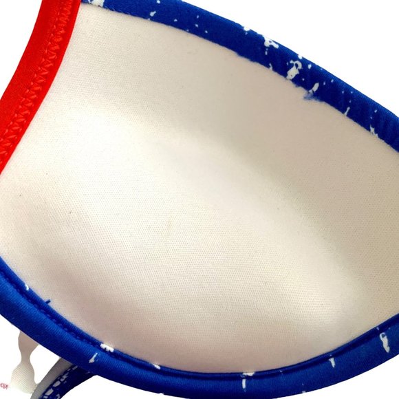 Xhilaration Juniors Patriotic Stars Red White Blue Top Firm Cup Size S D/DD - Picture 7 of 12